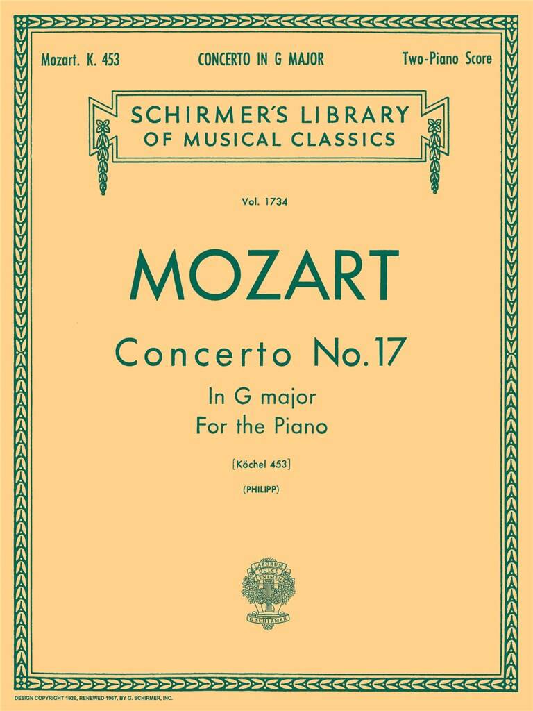 Mozart: Piano Concerto No. 17 in G Major, K. 453