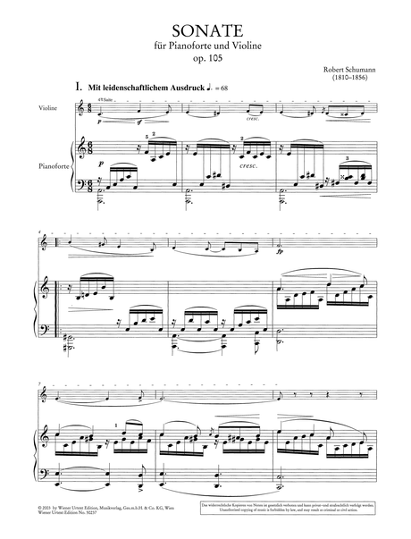 Schumann: Violin Sonatas - Volume 1