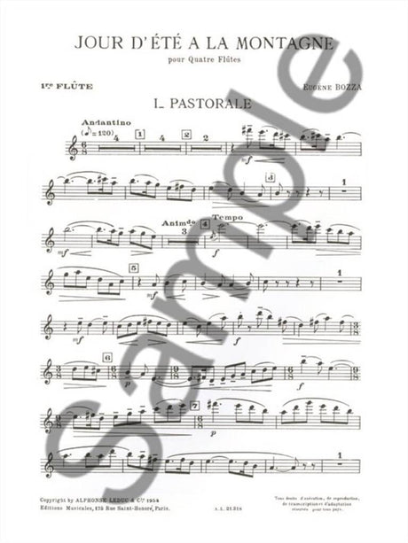 Bozza: Jour d'été à la Montagne