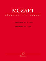 Mozart: Variations for Piano