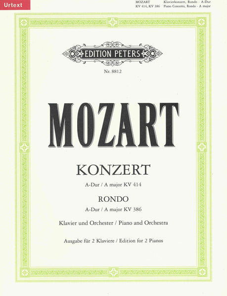 Mozart: Piano Concerto No. 12 in A Major, K. 414 & Concert