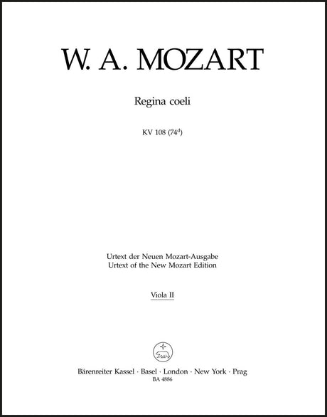 Mozart: Regina coeli, K. 108 (74d)