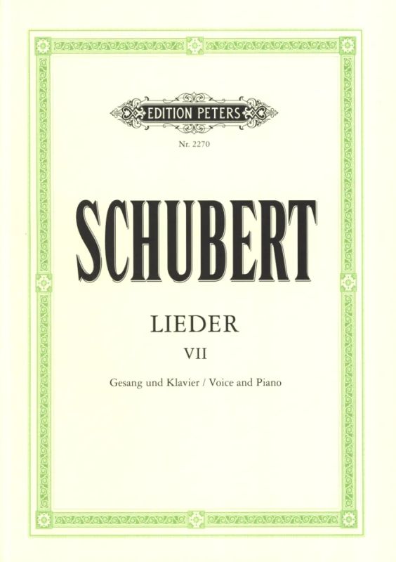 Schubert: Lieder - Volume 7