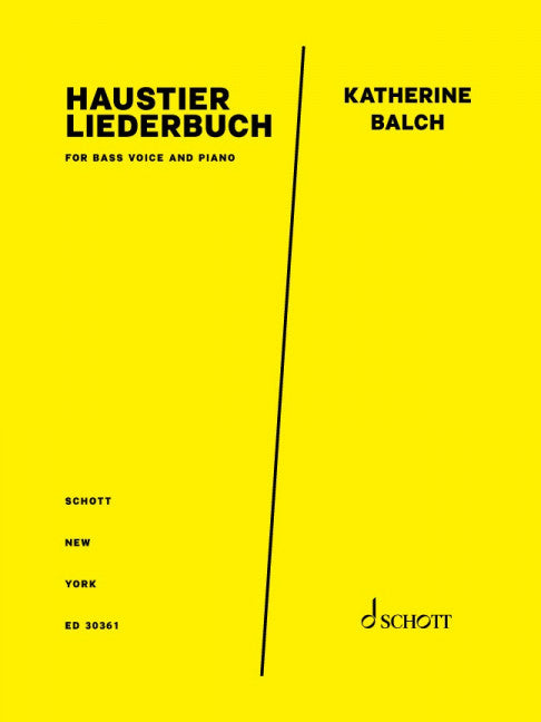 Balch: Haustier Liederbuch