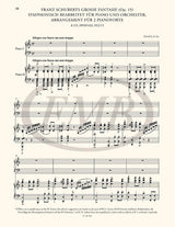 Liszt: Grand duo (draft), Franz Schuberts Grosse Fantasie (Op. 15)