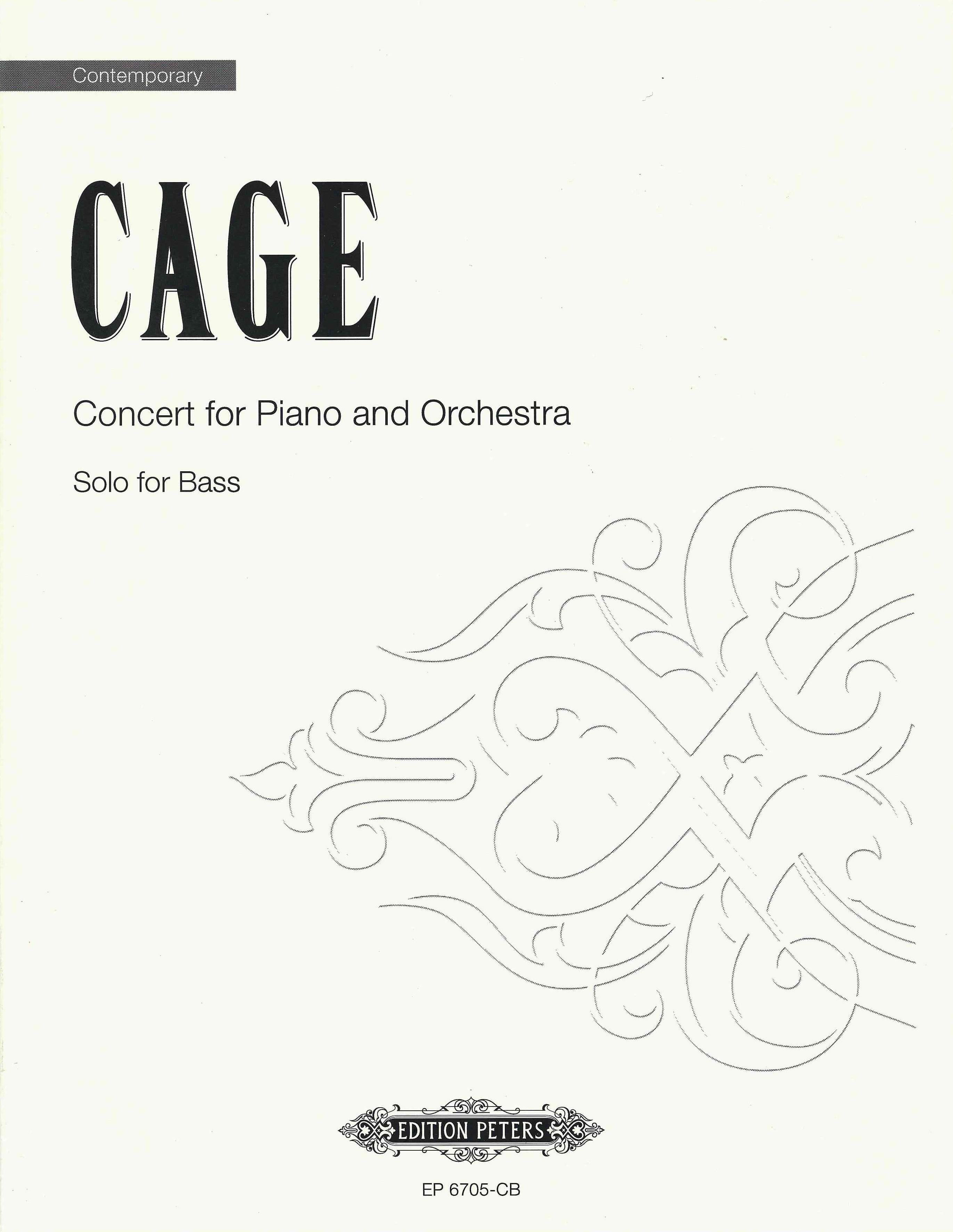 Cage: Concert for Piano and Orchestra – Ficks Music