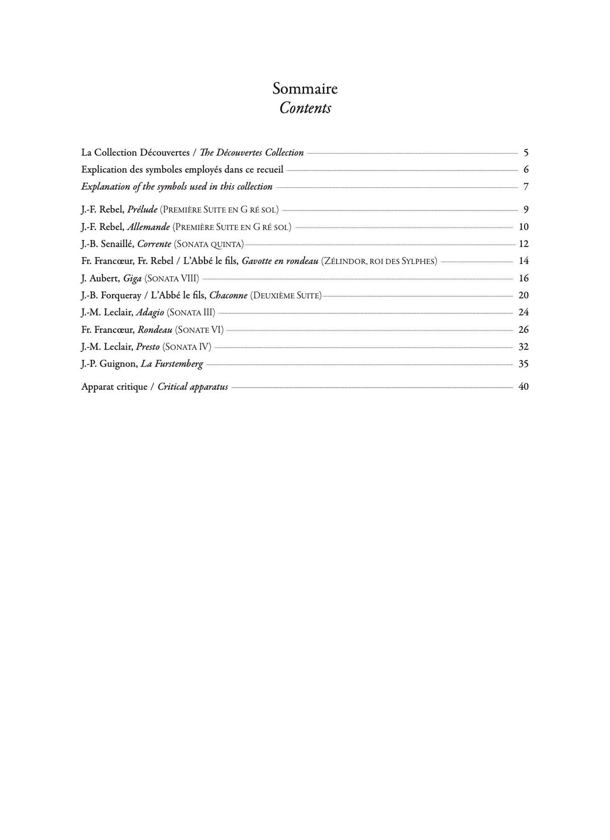 Anthology of French Baroque Music - Violin - Volume 3