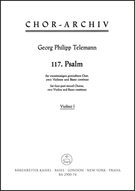Telemann: Psalm 117 - Laudate Jehovam