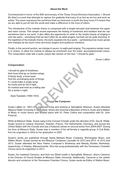 LaBarr: I Should Be Glad