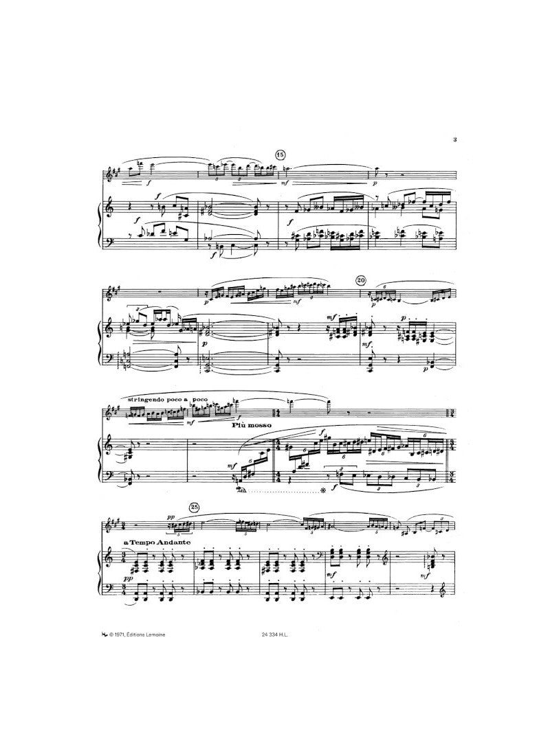 Absil: Fantaisie caprice, Op. 152