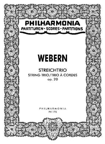 Webern: String Trio, Op. 20