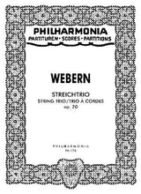 Webern: String Trio, Op. 20