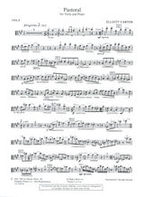 Carter: Pastoral for Viola & Piano
