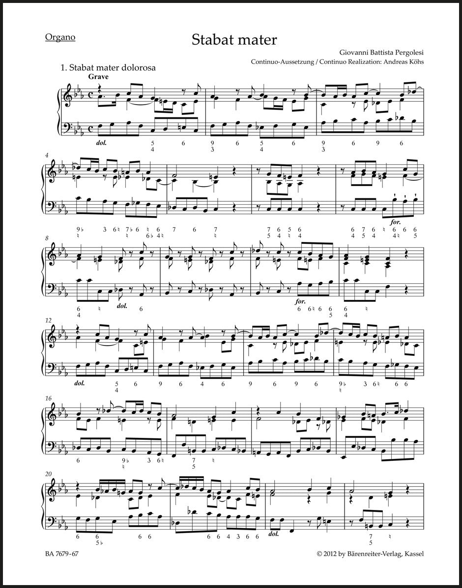 Pergolesi: Stabat mater