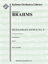 Brahms: Hungarian Dance No. 9 (arr. for orchestra)