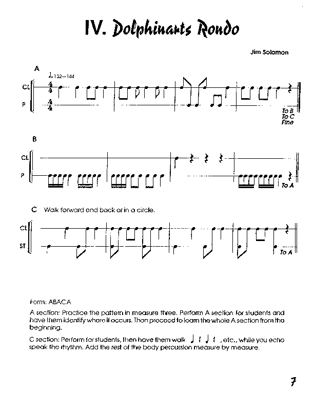 Solomon: The Body Rondo Book