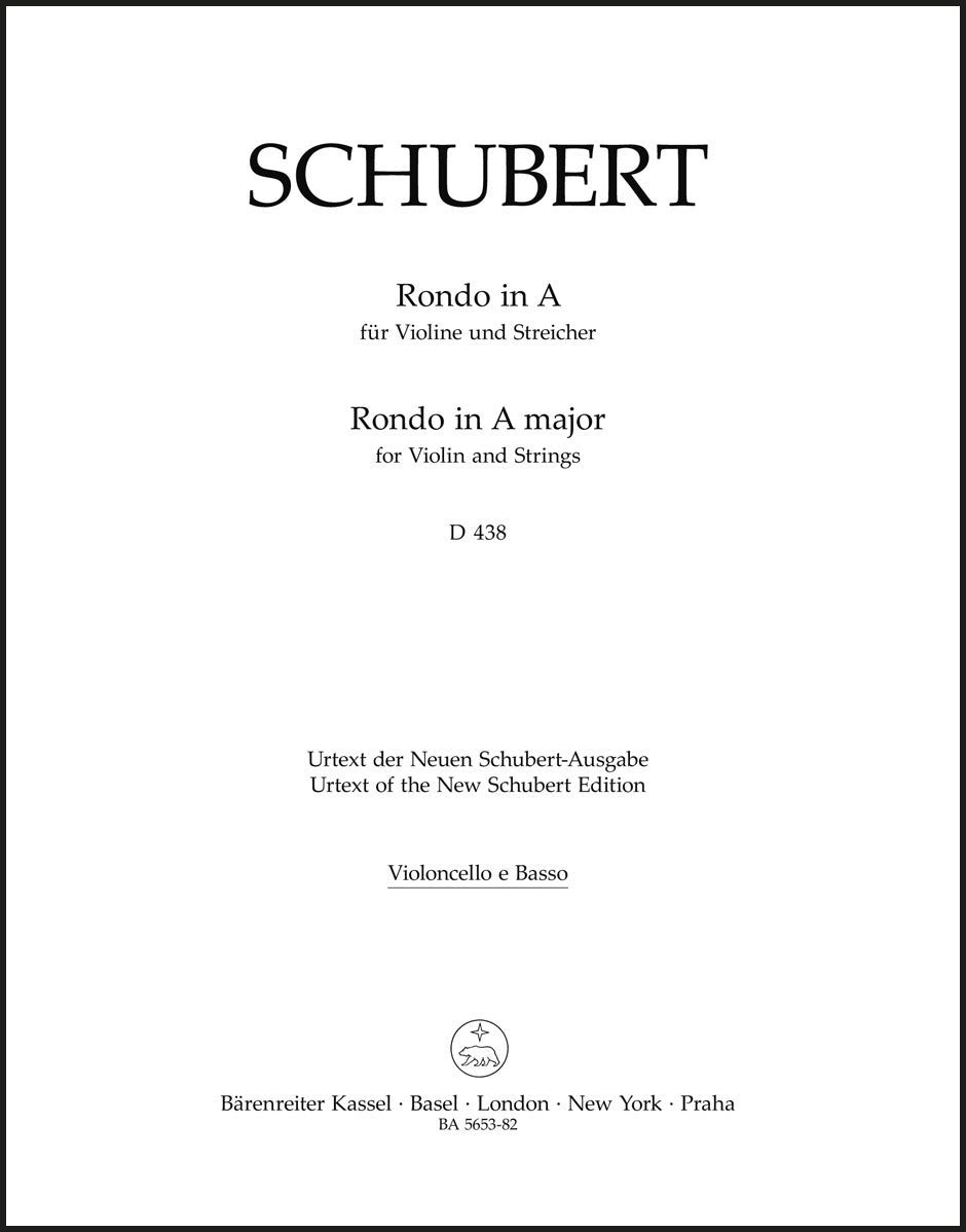 Schubert: Rondo in A Major, D 438