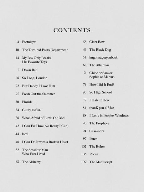 Taylor Swift – The Tortured Poets Department (arr. for guitar)