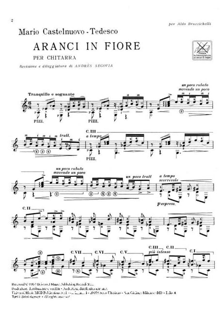 Castelnuovo-Tedesco: Aranci in fiore