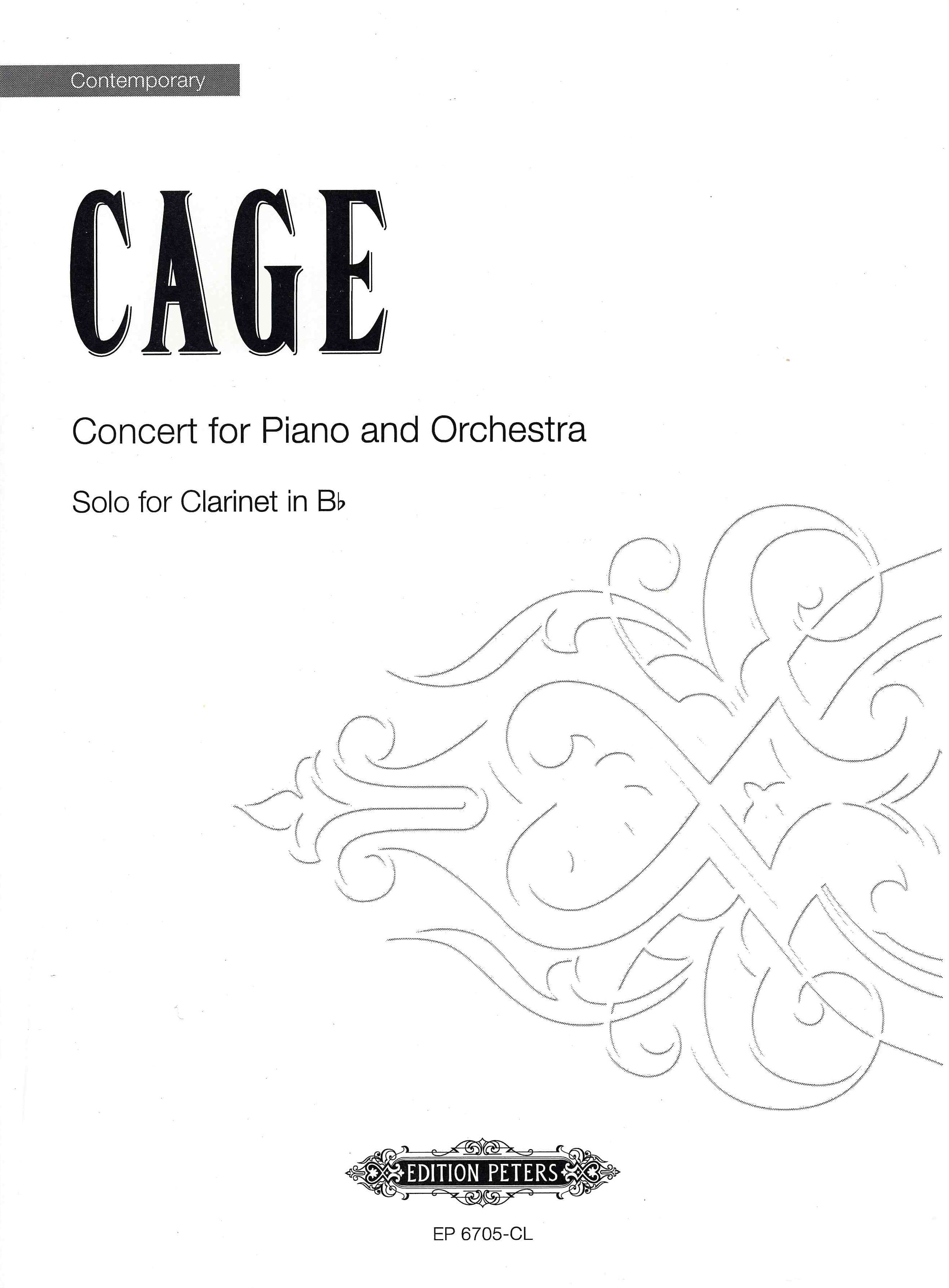 Cage: Concert for Piano and Orchestra – Ficks Music