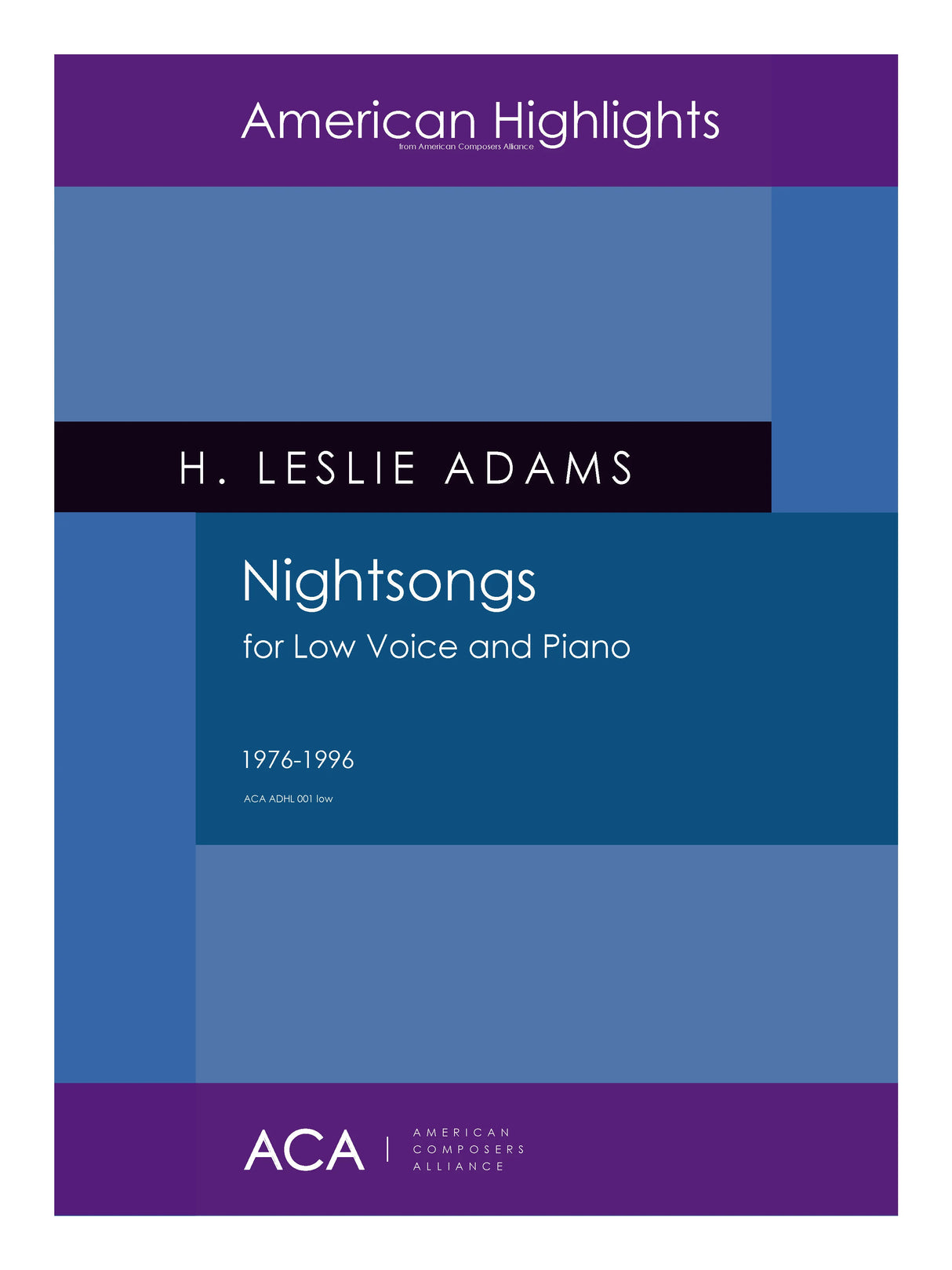 H.L. Adams: Nightsongs