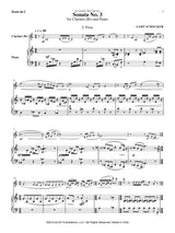 Schocker: Clarinet Sonata No. 3