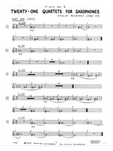 Roussakis: 21 Saxophone Quartets