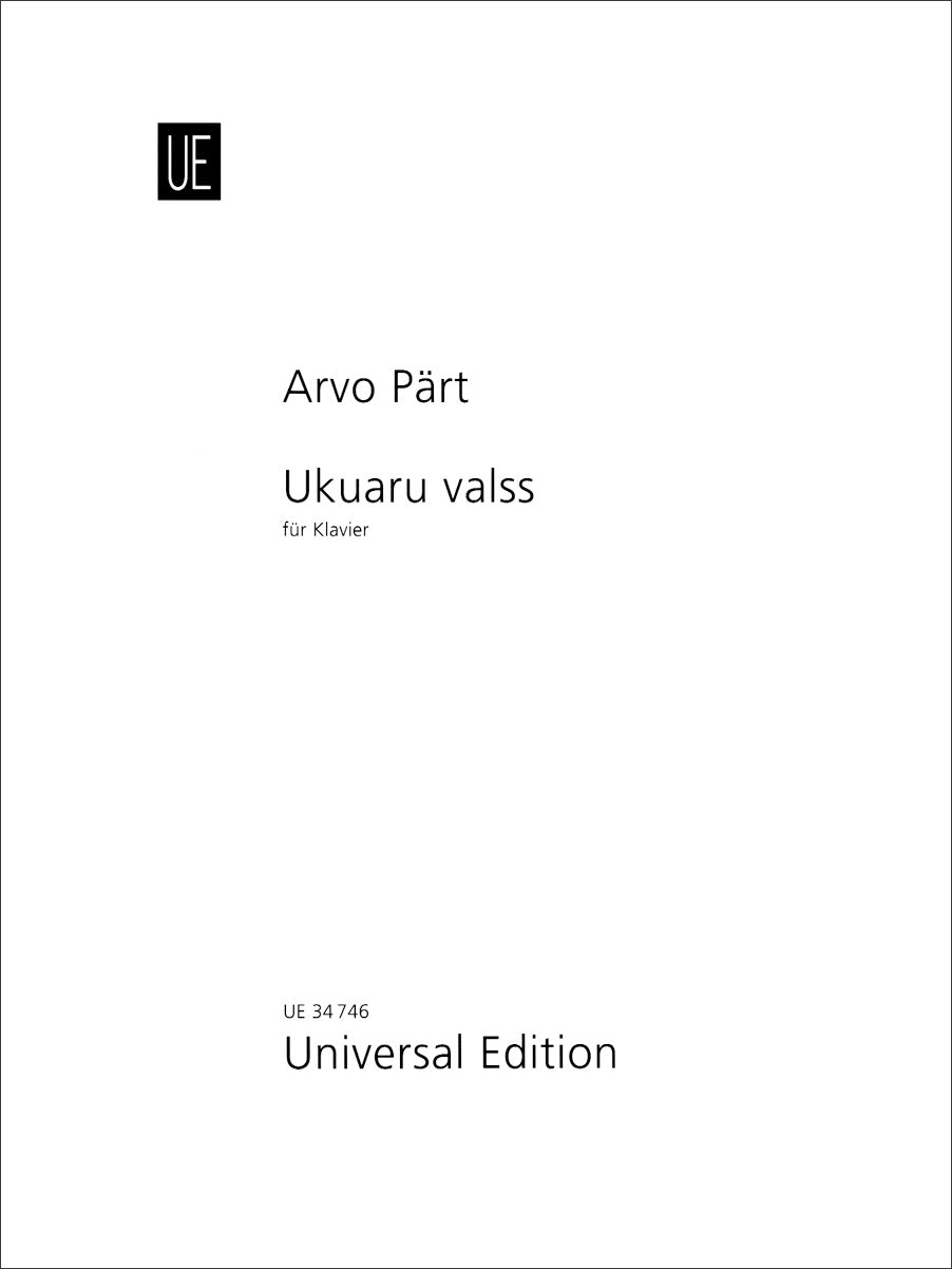 Pärt: Ukuaru valss (for piano)