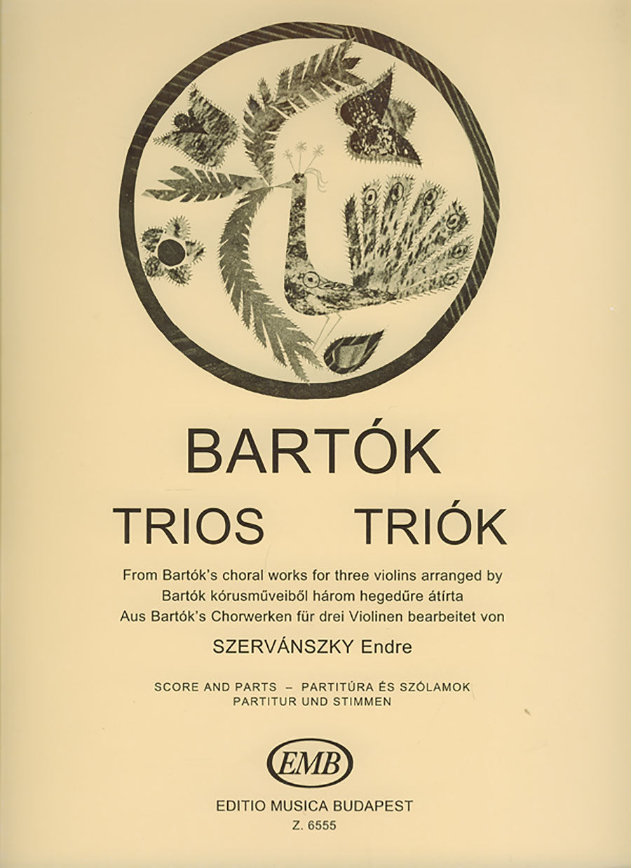 Bartók: Trios (arr. for 3 violins)