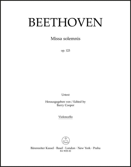 Beethoven: Missa solemnis, Op. 123