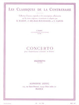 Dragonetti: Double Bass Concerto in G Major