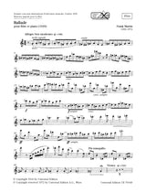 F. Martin: Ballade for Flute and Piano