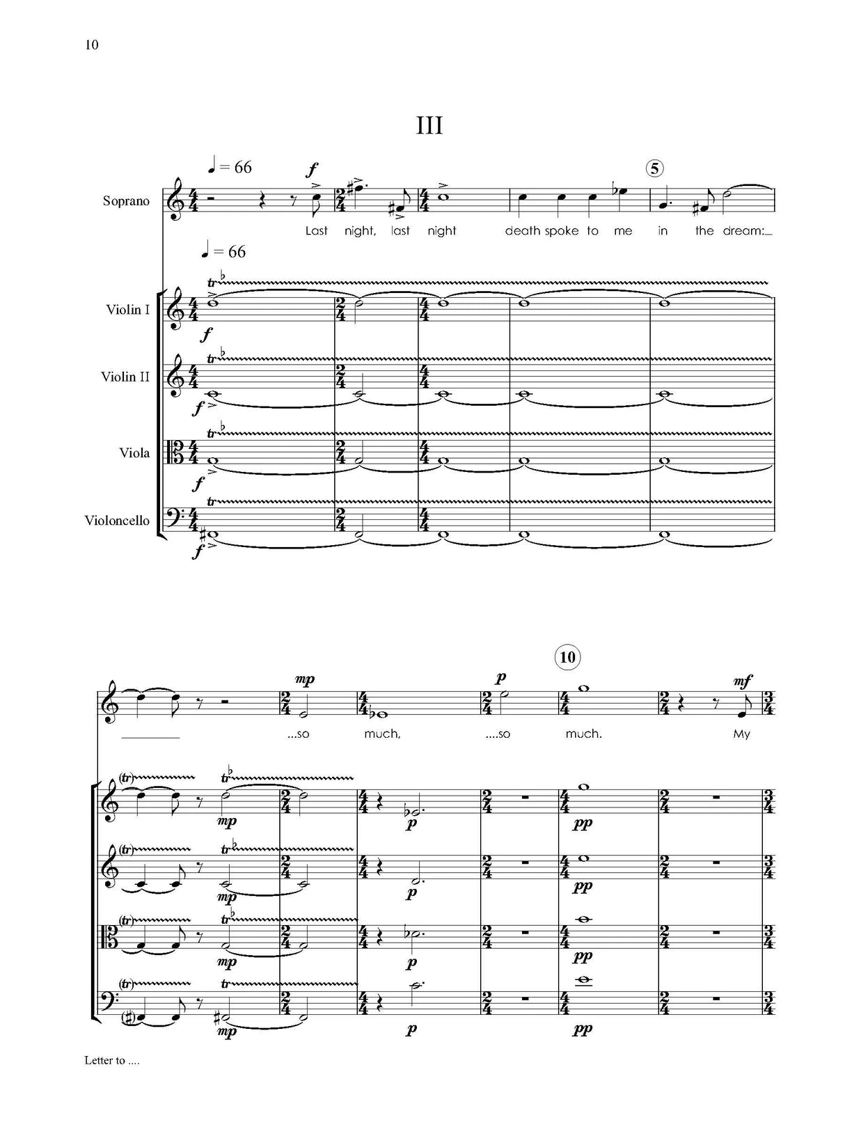 Van de Vate: Letter to a Friend's Loneliness