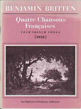 Britten: 4 Chansons Francais