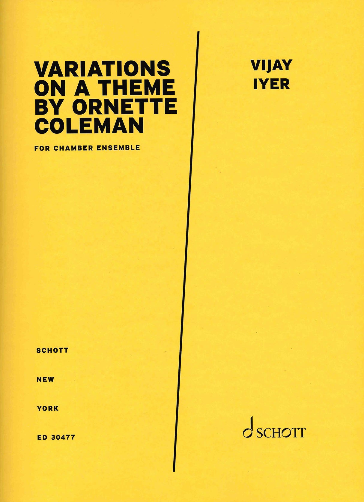 Iyer: Variations on a Theme by Ornette Coleman