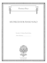Price: Six Pieces for Piano Solo
