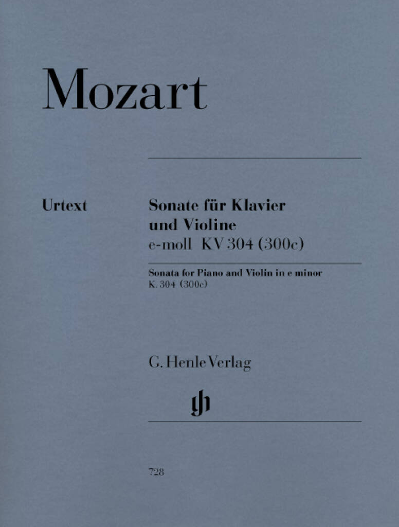 Mozart: Violin Sonata in E Minor, K. 304 (300c) – Ficks Music