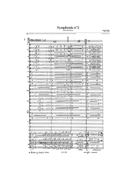 Carrillo: Symphony No. 3