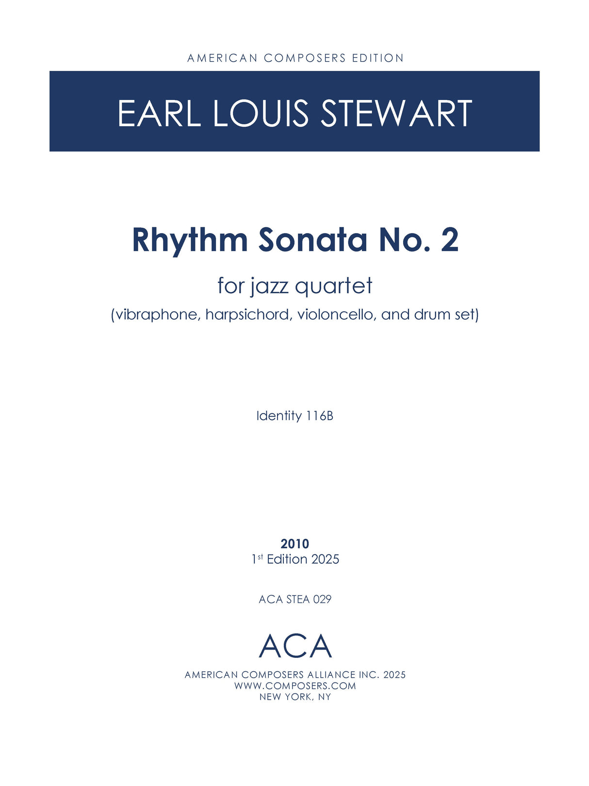 Stewart: Rhythm Sonata No. 2