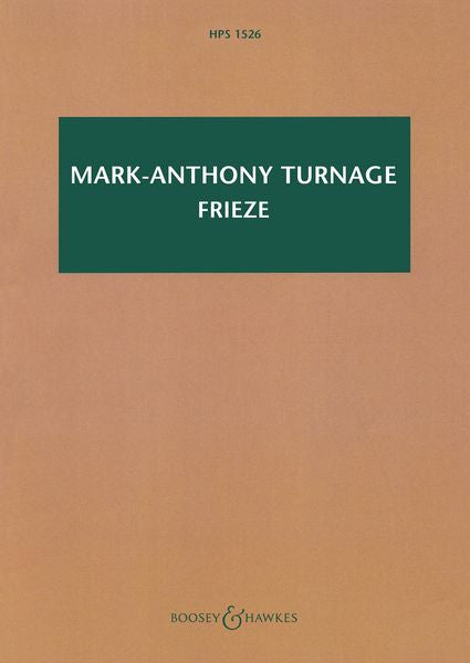 Turnage: Frieze
