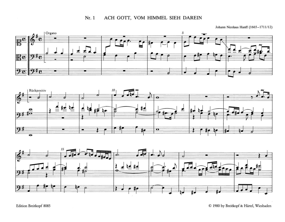 Hanff: 7 Chorale Settings