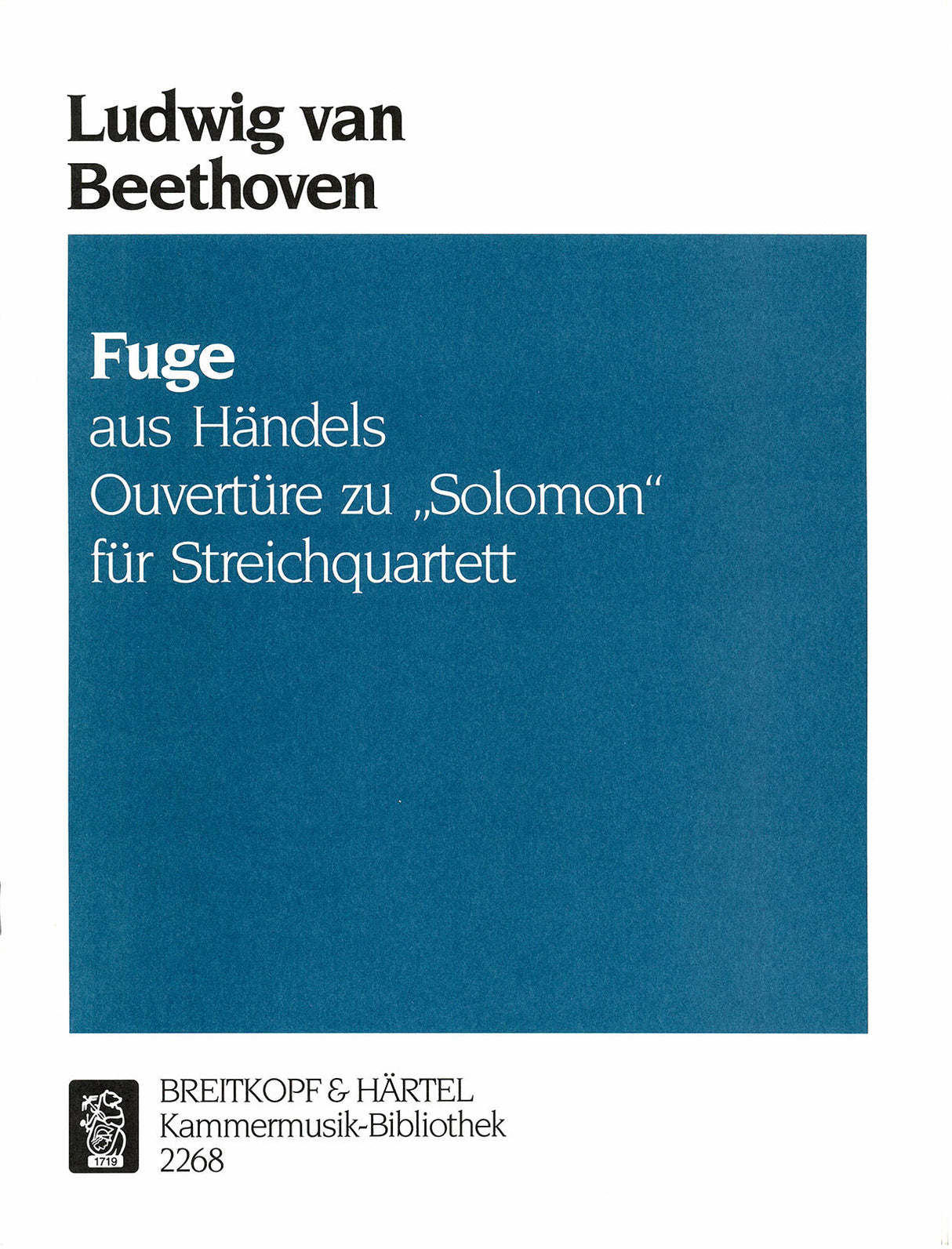 Beethoven: Fugue from Handel's Overture to "Solomon"