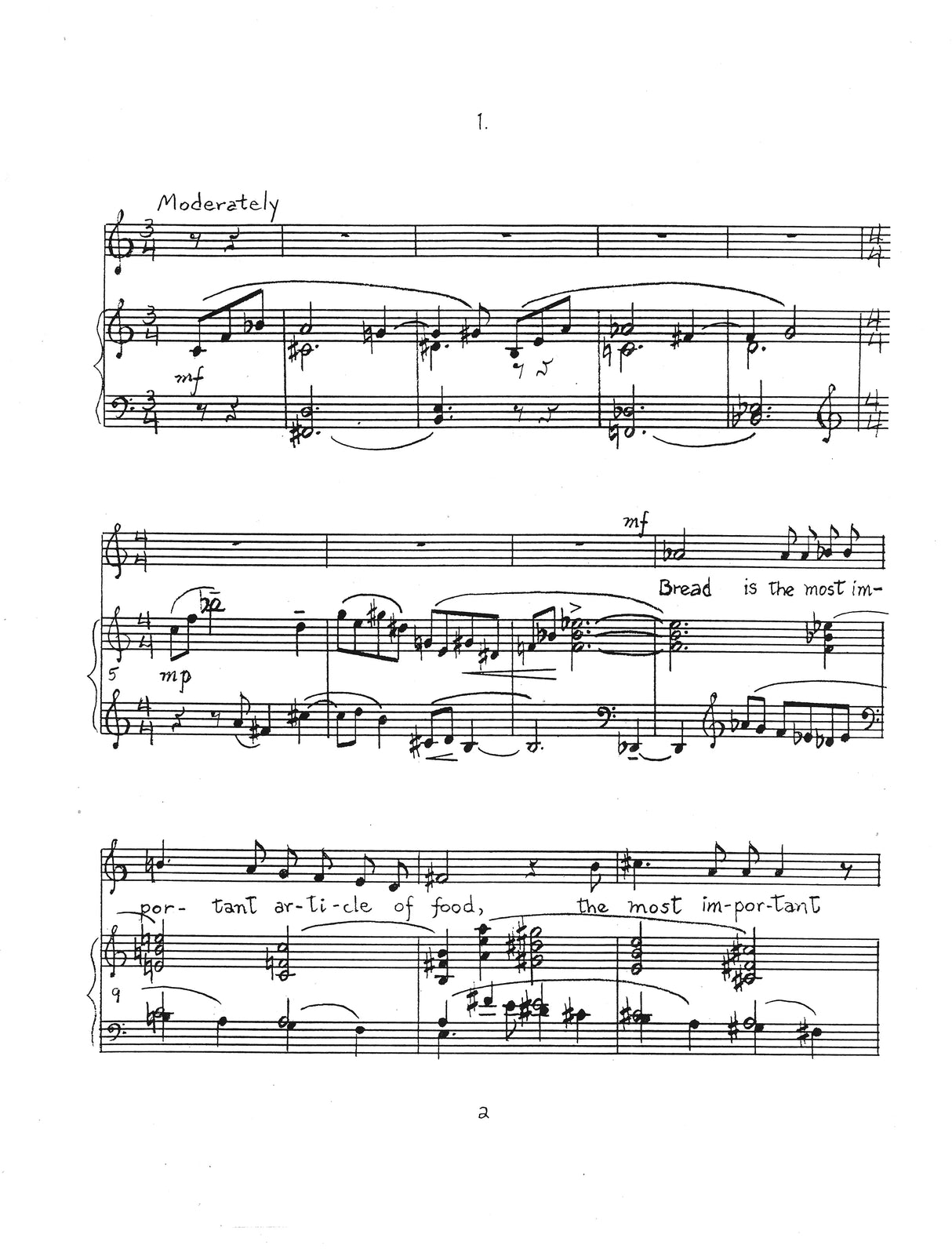 Borroff: Food and Gladness