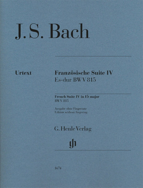 Bach: French Suite No. 4 in E-flat Major, BWV 815