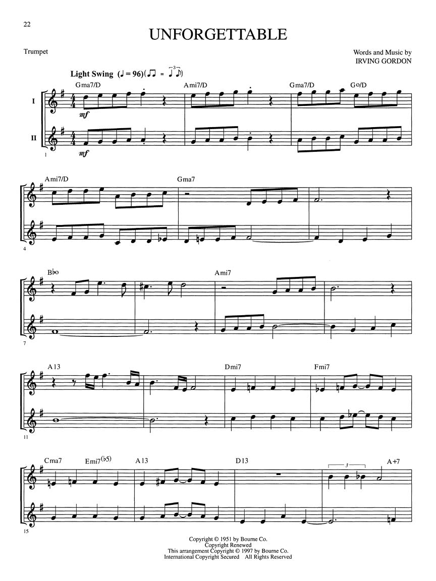 Great Jazz Duets - Trumpet