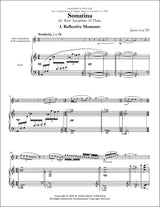 Lee III: Tenor Sax Sonatina