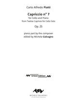 Piatti: Capriccio No. 7, Op. 25