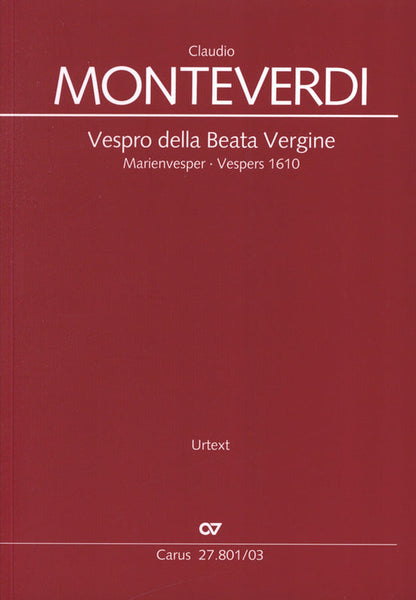 Monteverdi: Vespro della Beata Vergine, SV 206 – Ficks Music