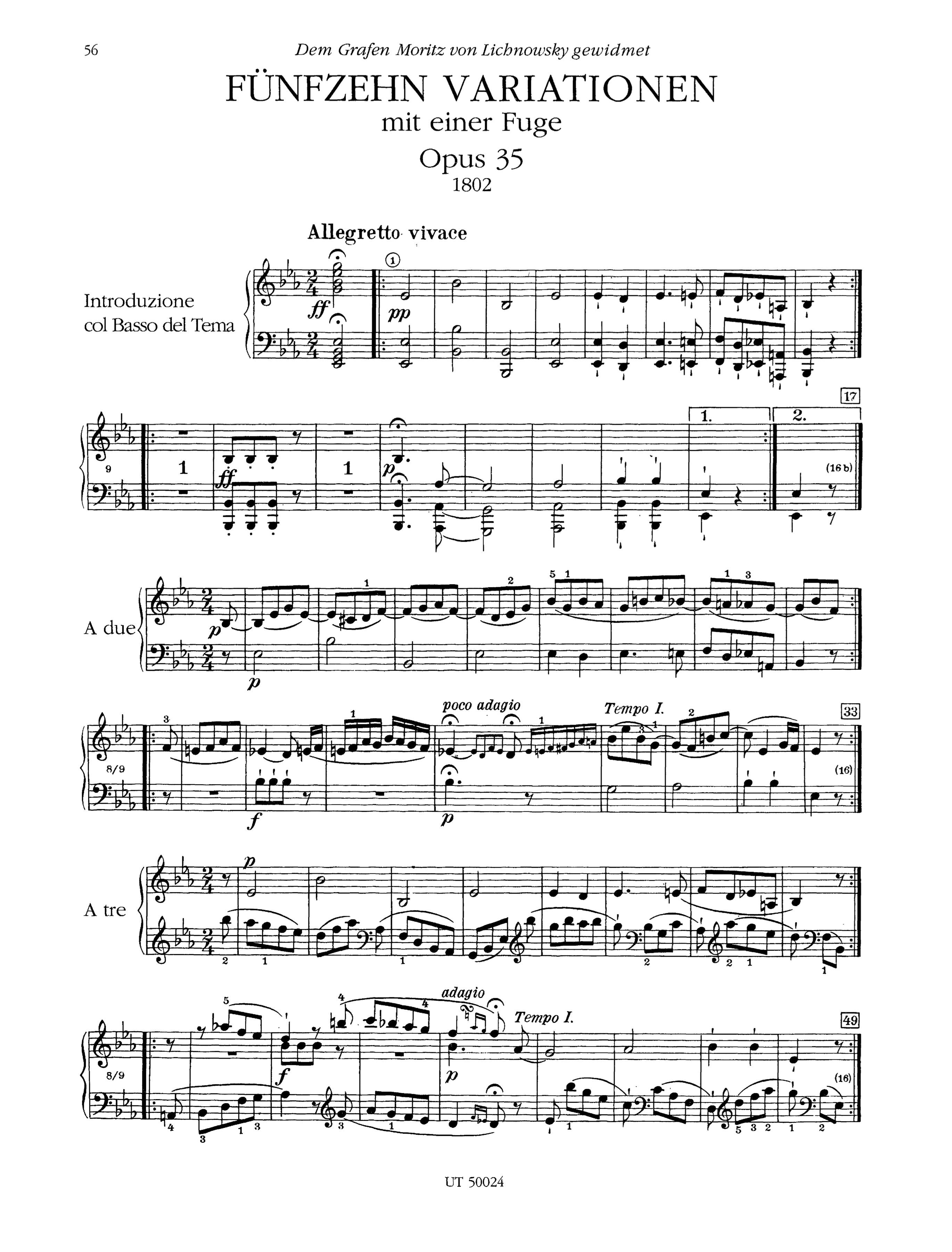 Beethoven: Variations for Piano - Volume 1 – Ficks Music
