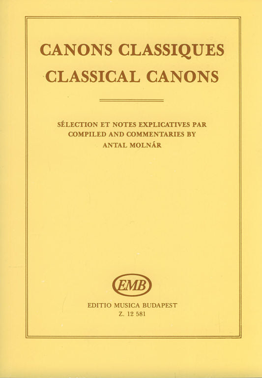 Classical Canons without Text